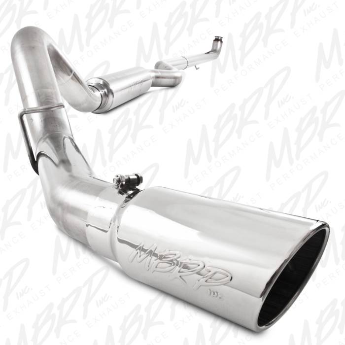 MBRP - MBRP Exhaust 4" Down Pipe Back, Single Side, Off-Road (includes front pipe), T304 S6004304