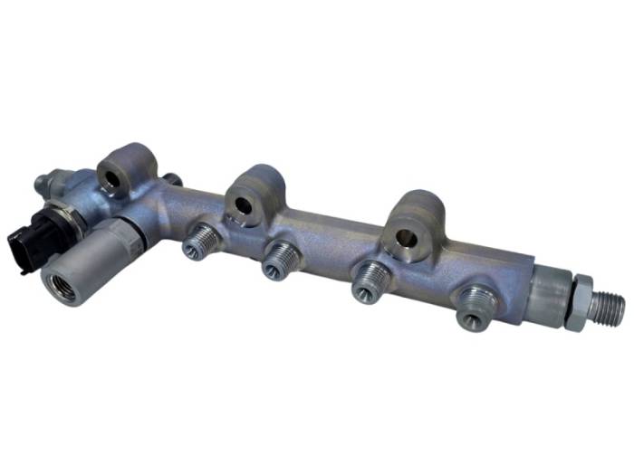 Exergy - Exergy 03-07 Dodge Cummins 5.9L Replacement Fuel Rail w/Sensor & PRV - E06 20050