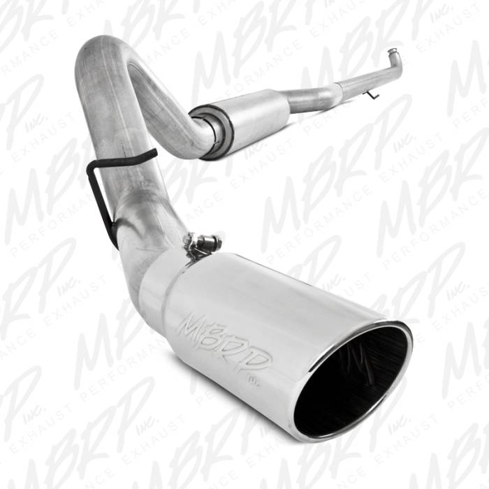 MBRP - MBRP Exhaust 4" Down Pipe Back, Single Side, Off-Road (includes front pipe), AL S6004AL