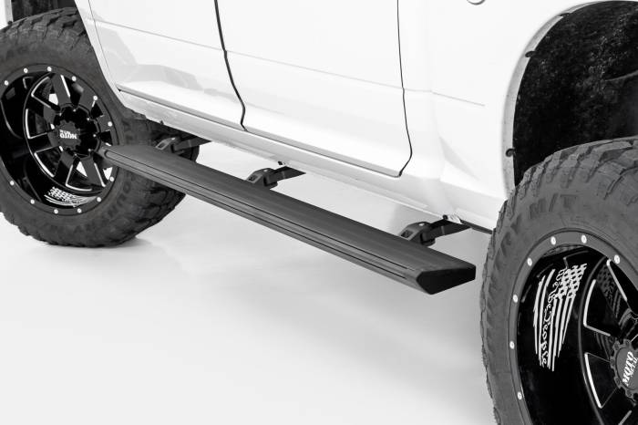 Rough Country - Rough Country Dodge Retract Electric Running Board Steps (15-17 Ram 1500 Crew Cab) - PSB21518
