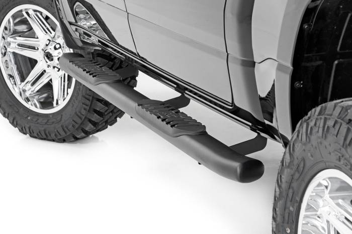 Rough Country - Rough Country Oval Nerf Step Crew Cab Black Ram 1500 (19-26)/1500 TRX (21-24) - 21004