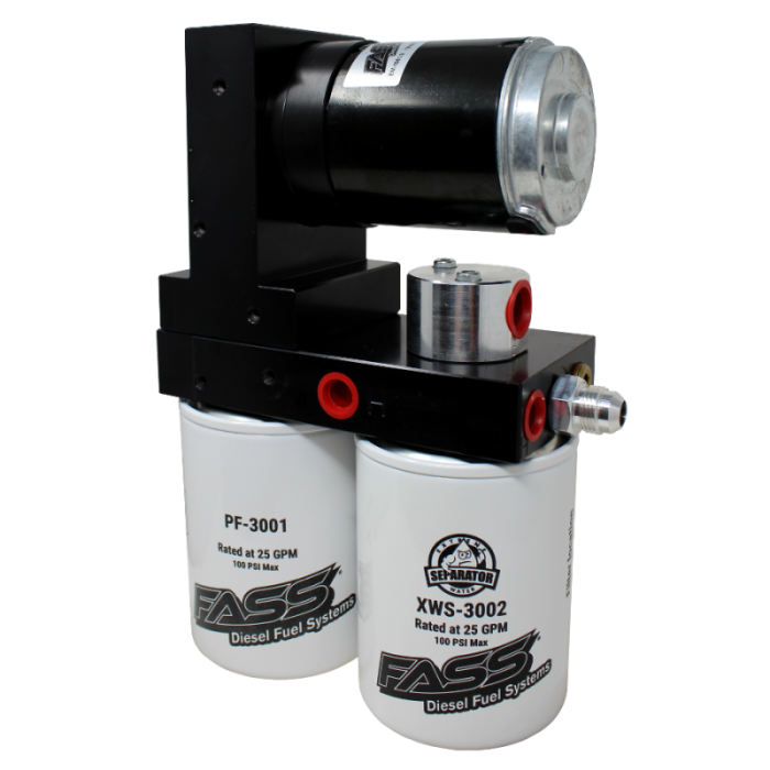 FASS Fuel Systems - FASS 11-14 GM 2500/3500 Duramax 100gph Titanium Series Fuel Air Separation System TS C11 100G - TSC11100G