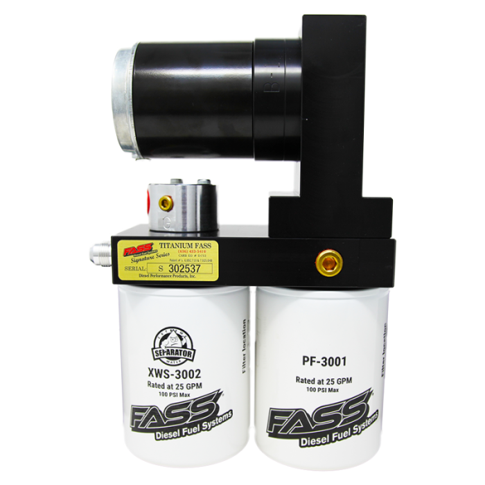 FASS Fuel Systems - FASS 05-12 Dodge 2500/3500 Cummins 100gph Titanium Series Fuel Air Separation System TS D07 100G - TSD07100G