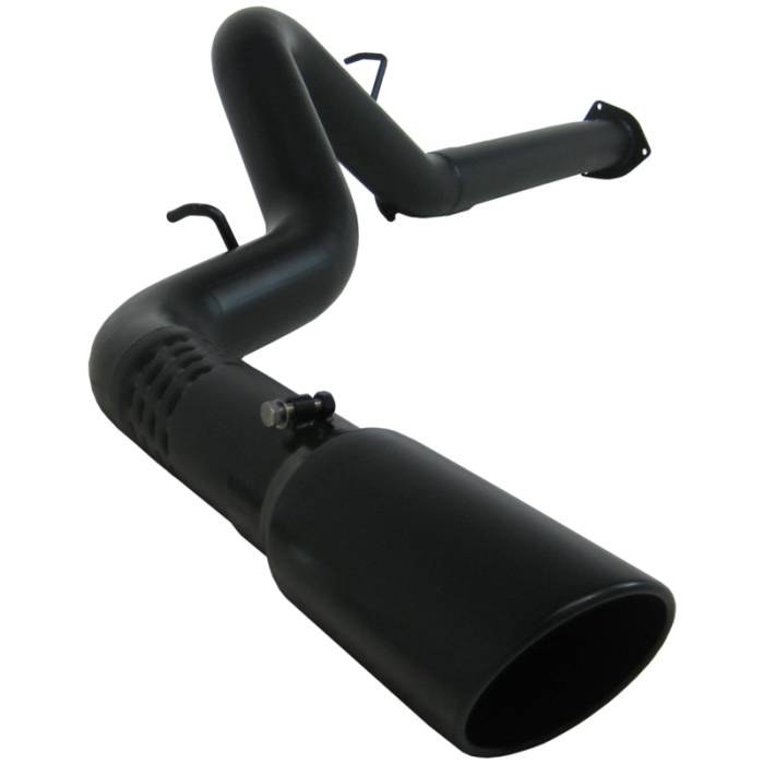 MBRP - MBRP Exhaust 4" Filter Back, Single Side, Black Coated S6026BLK