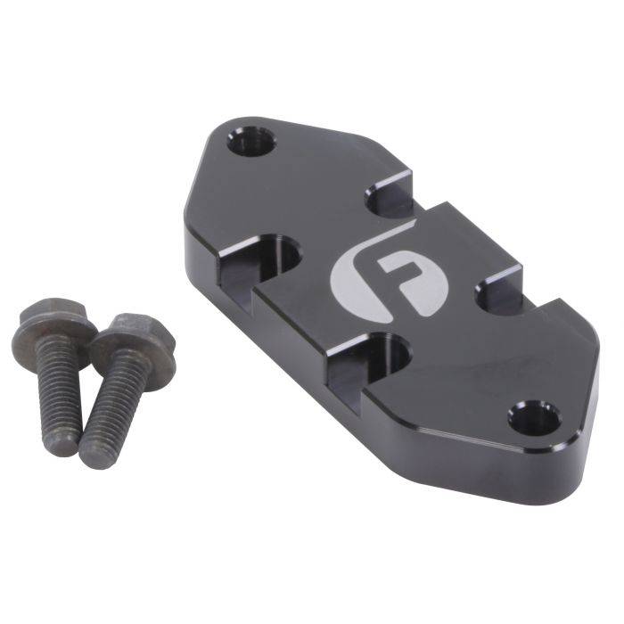 Fleece Performance - Fleece 6.6L Duramax Billet Coolant Block Off Plate - FPE-DMAX-CBOP