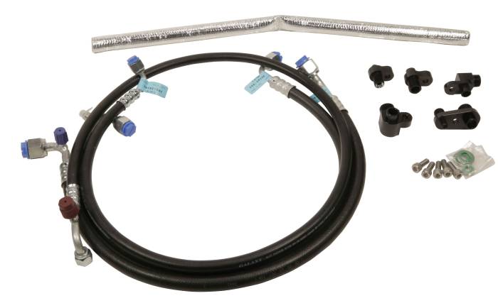 Fleece Performance - Fleece 2013-2018 6.7L Cummins A/C Line Reroute Kit - FPE-AC-KIT-1316