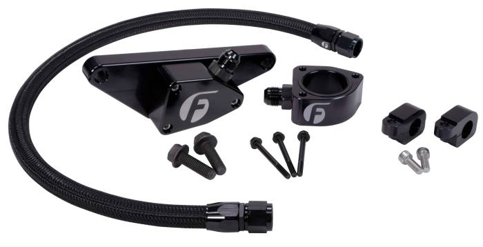 Fleece Performance - Fleece Cummins Coolant Bypass Kit (2003-2007 Manual Transmission) - FPE-CLNTBYPS-CUMMINS-MAN