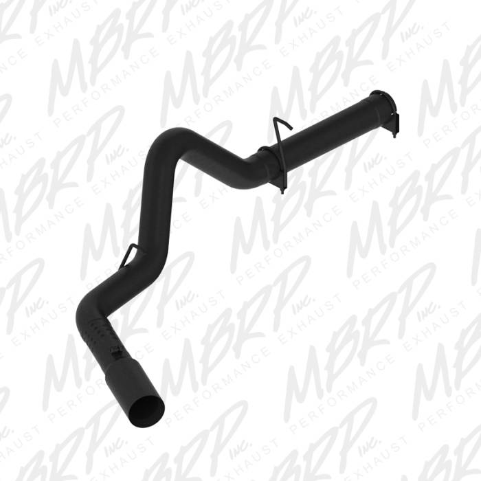 MBRP - MBRP Exhaust 4" Filter Back, Single Side, Black Coated S6032BLK