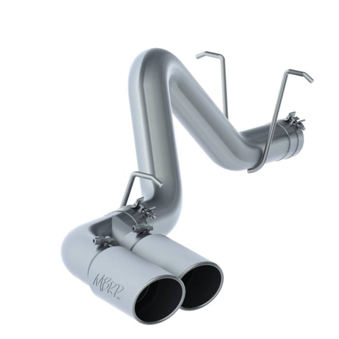 MBRP - MBRP 11-15 Chevy/GMC 2500/3500 4in Filter Back Dual Outlet Single Side Alum Exhaust System - S6033AL