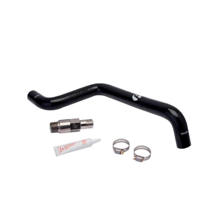 Fleece Performance - Fleece Performance 03-24 Ram 2500/3500 Cummins Heater Core Replacement Hose & Fitting - FPE-CUMM-HCL-0324