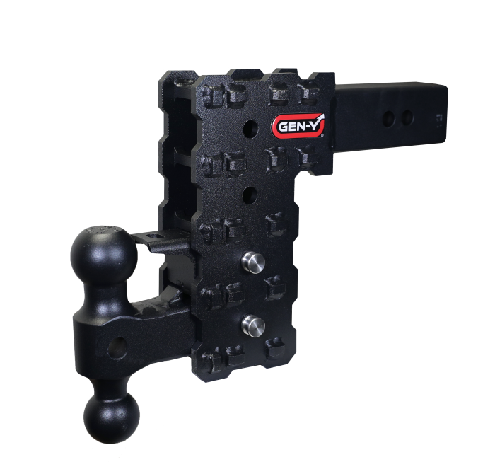 Gen-Y Hitch - Gen-Y Hitch PHANTOM 2.5" Solid Shank 7.5" Drop 1.6K TW 16K Hitch - GH-2424X