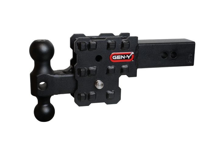 Gen-Y Hitch - Gen-Y Hitch PHANTOM-X 2" Solid Shank 2.5" Drop 1K TW 10K Hitch & GH-031 Dual-Ball - GH-2612X