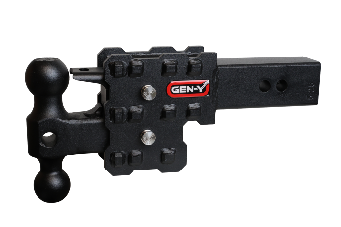 Gen-Y Hitch - Gen-Y Hitch PHANTOM-X 2.5" Solid Shank 2.5" Drop 1.6K TW 16K Hitch - GH-2422X