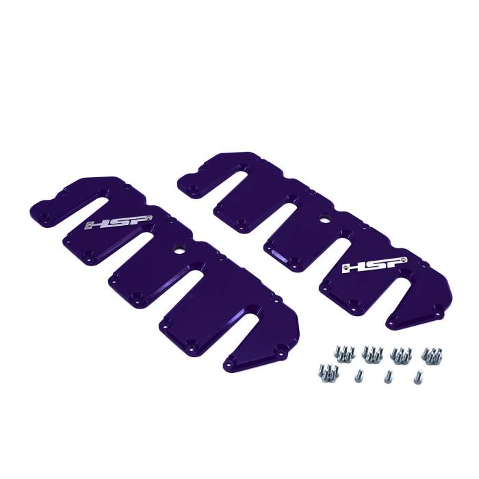 HSP Diesel - HSP Diesel 2004.5-2010 Chevrolet / GMC Billet Valve Covers Illusion Purple - 046-HSP-CP