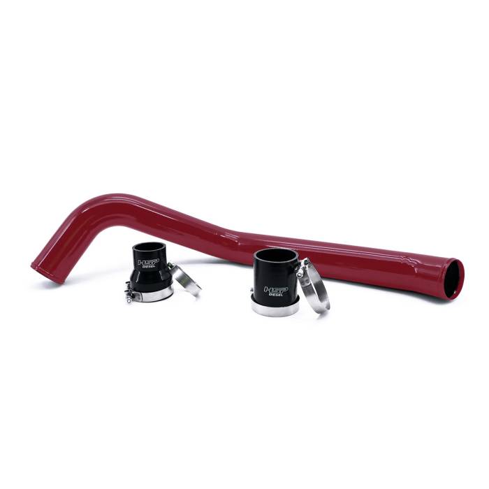 HSP Diesel - HSP Diesel 2004.5-2010 Chevrolet / GMC Hot Side Intercooler Tube Illusion Cherry - 000-HSP-CR