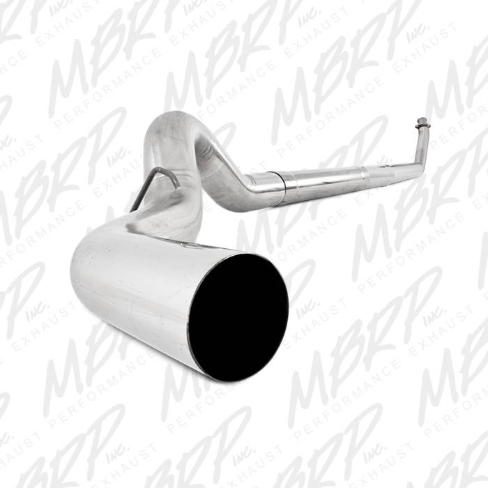 MBRP - MBRP Exhaust 5" Turbo Back, Single - No Muffler, T409 S6112SLM