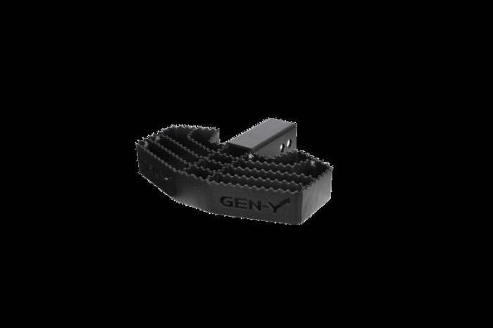 Gen-Y Hitch - Gen-Y 2.5in Shank 3/4in Pin Holes Only Compatible w/32K Mega-Duty 500lb Capacity Serrated Hitch Step - GH-0160