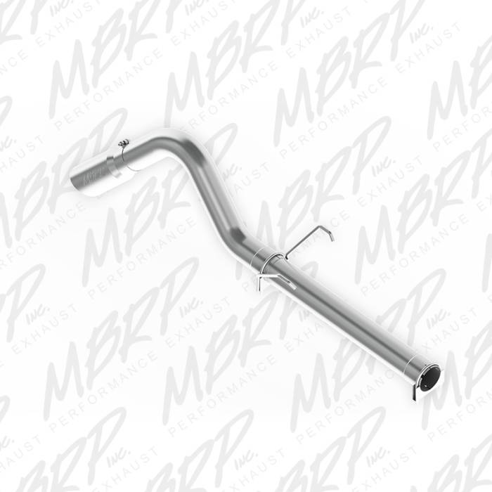 MBRP - MBRP Exhaust 4" Filter Back, Single Turn Down, T409 S6120TD