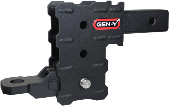 Gen-Y Hitch - Gen-Y Phantom 2in Hollow Shank 4.5in Drop 500lb TW 12K Hitch w/GH-102541 Mount/GH-102359 Pin & Clip - GH-102358