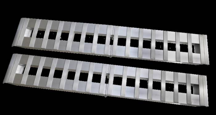 Gen-Y Hitch - Gen-Y Heavy-Duty 8ft Aluminum Foldable Loading Ramps 15in x 96in 3K Capacity Per Ramp - Pair - GH-102595