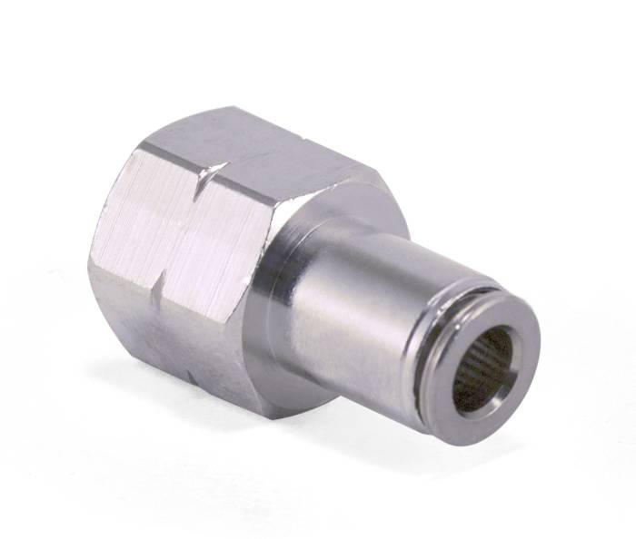Air Lift - Air Lift Straight - Female 1/4" FNPT x 1/4" Tube - 21869