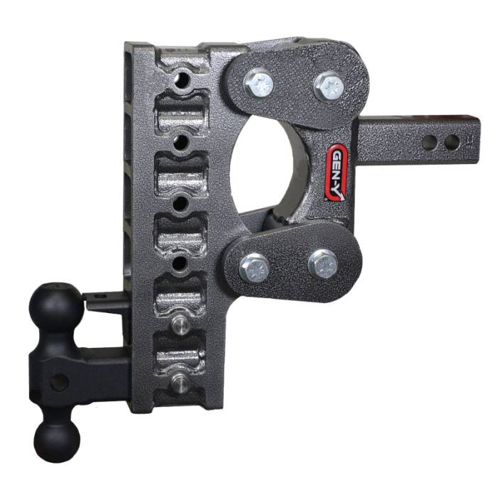 Gen-Y Hitch - Gen-Y The Boss Torsion-Flex 2in Shank 10in Drop 10K Hitch w/GH-031 Dual-Ball/GH-032 Pintle Lock - GH-1026