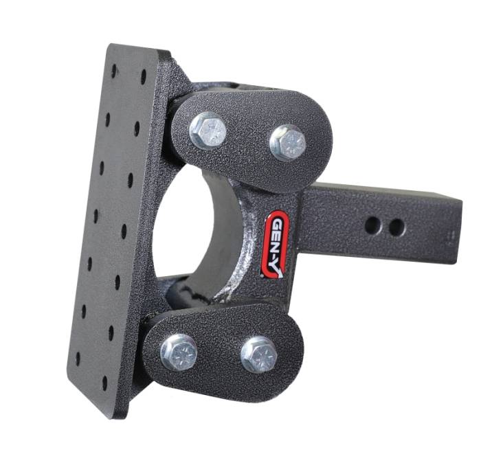 Gen-Y Hitch - Gen-Y The Boss Torsion-Flex Pintle Plate 2.5in Shank 5.5in Drop 1.7K TW 16K Hitch - GH-1101