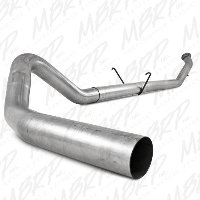 MBRP - MBRP Exhaust 4" Turbo Back, Single Side - no muffler S6126PLM