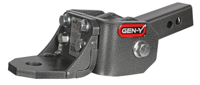 Gen-Y Hitch - Gen-Y Glyder Torsion-Flex 2in Shank 2in Drop 7K Hitch w/Ball Platform/1in Diameter Mounting Hole - GH-12001