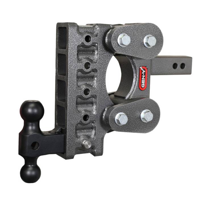Gen-Y Hitch - Gen-Y The Boss Torsion-Flex 2in Shank 7.5in Drop 1.7K TW 16K Hitch w/GH-051 Dual-Ball - GH-1215