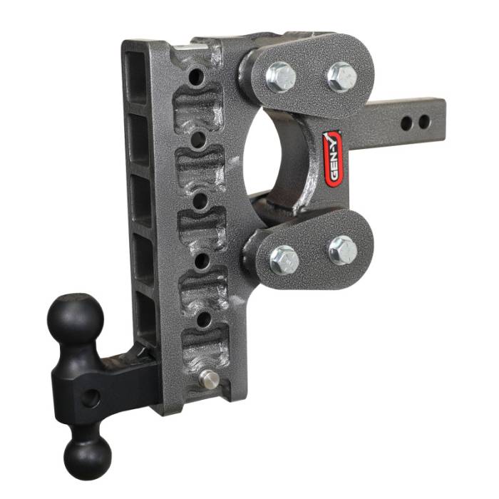 Gen-Y Hitch - Gen-Y The Boss Torsion-Flex 2in Shank 10in Drop 1.7K TW 16K Hitch w/GH-051 Dual-Ball - GH-1216