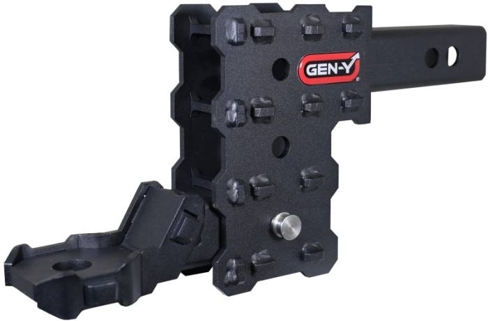 Gen-Y Hitch - Gen-Y Phantom-X 2in Hollow Shank 4.5in Drop 700lb TW 7K Hitch w/GH-13051X Platinum Ball Mount - GH-13053X
