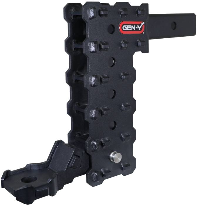 Gen-Y Hitch - Gen-Y Phantom-X 2in Hollow Shank 9.5in Drop 700lb TW 7K Hitch w/GH-13051X Platinum Ball Mount - GH-13055X