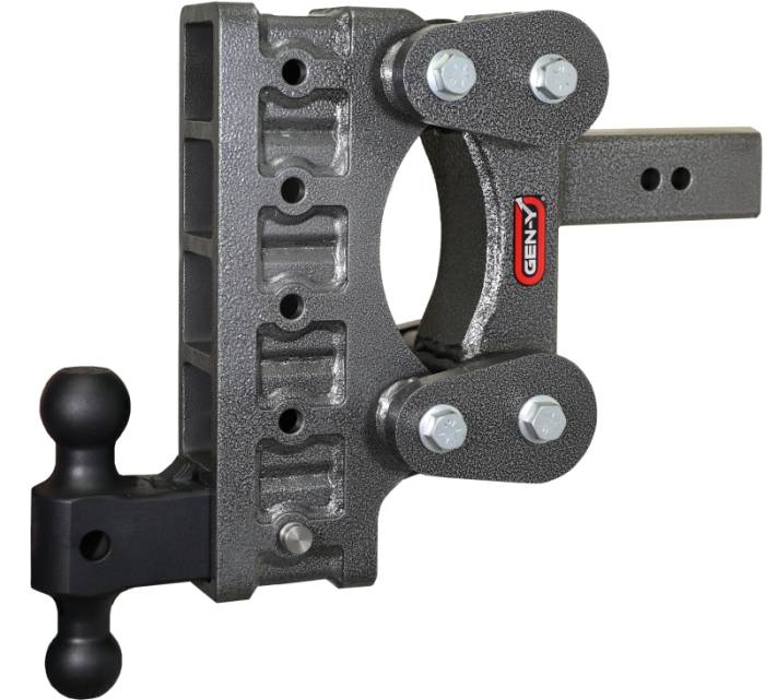 Gen-Y Hitch - Gen-Y The Boss Torsion-Flex 2.5in Shank 9in Drop 2.4K TW 21K Hitch w/GH-061 Dual-Ball - GH-1315