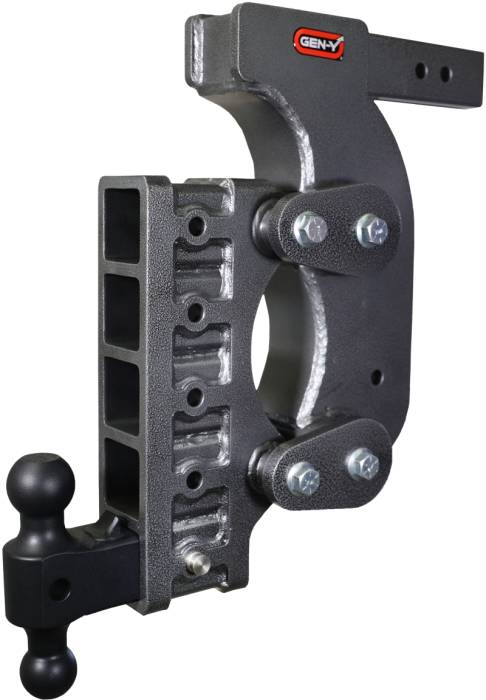 Gen-Y Hitch - Gen-Y The Boss Torsion-Flex 2.5in Receiver 18in Drop Hitch w/GH-061 Dual-Ball/Stabilizer Kit - GH-1515