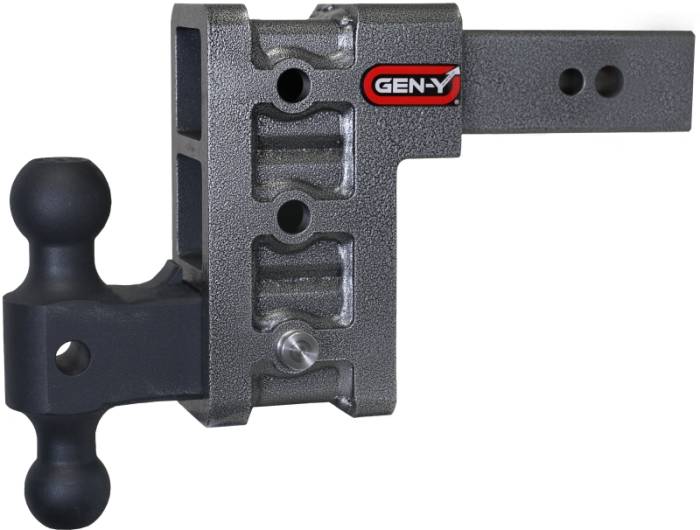 Gen-Y Hitch - Gen-Y Mega Duty 2.5in Shank 6in Drop 3.5K TW 32K Hitch w/GH-0161 Dual-Ball - GH-1613