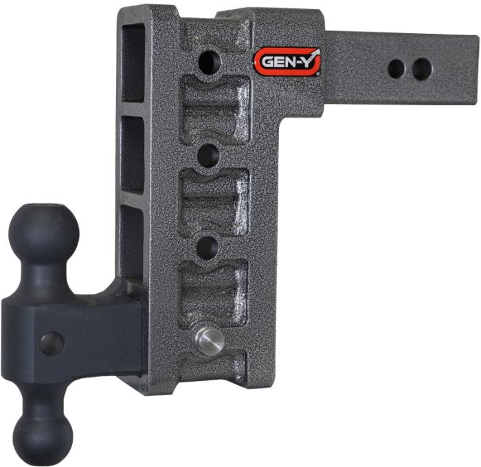 Gen-Y Hitch - Gen-Y Mega Duty 2.5in Shank 9in Drop 3.5K TW 32K Hitch w/GH-0161 Dual-Ball - GH-1614