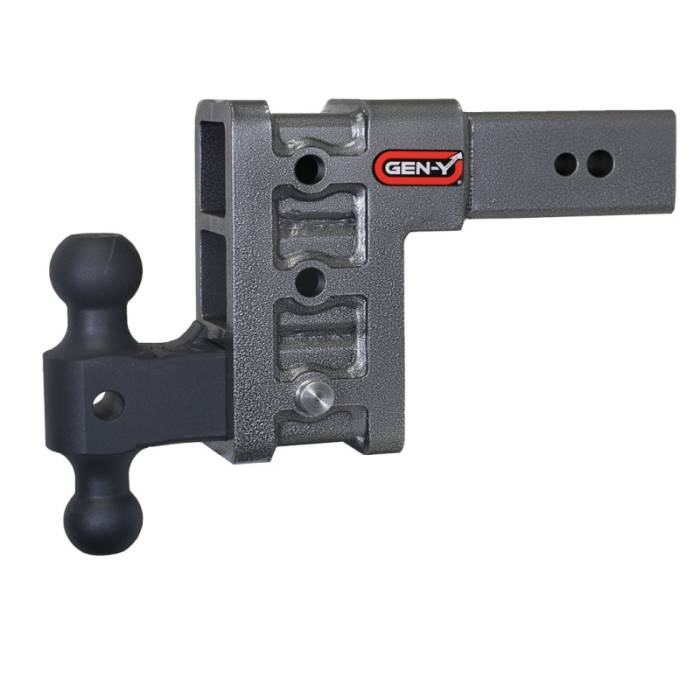 Gen-Y Hitch - Gen-Y Mega Duty 3in Shank 6in Drop 3.5K TW 32K Hitch w/GH-0161 Dual-Ball - GH-1713