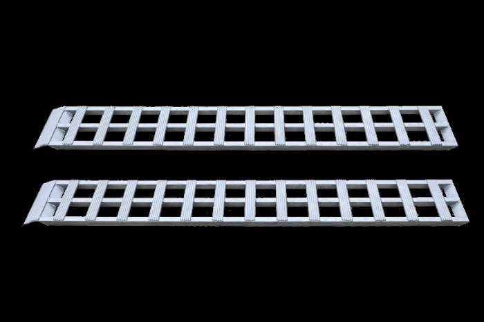 Gen-Y Hitch - Gen-Y Lightweight 6.5ft Aluminum Loading Ramps 12in x 78in 600lb Capacity Per Ramp - Pair - GH-18078
