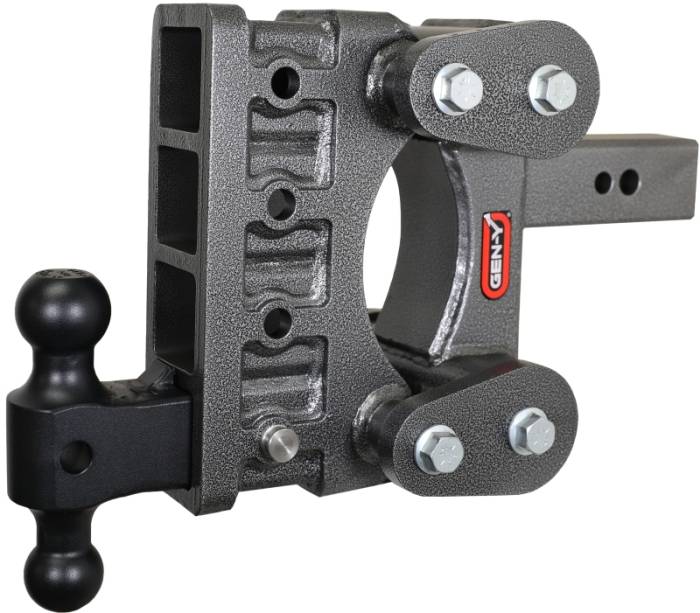 Gen-Y Hitch - Gen-Y The Boss Torsion-Flex 2.5in Shank 6in Drop 3.5K TW 32K Hitch w/GH-0161 Dual-Ball - GH-2114