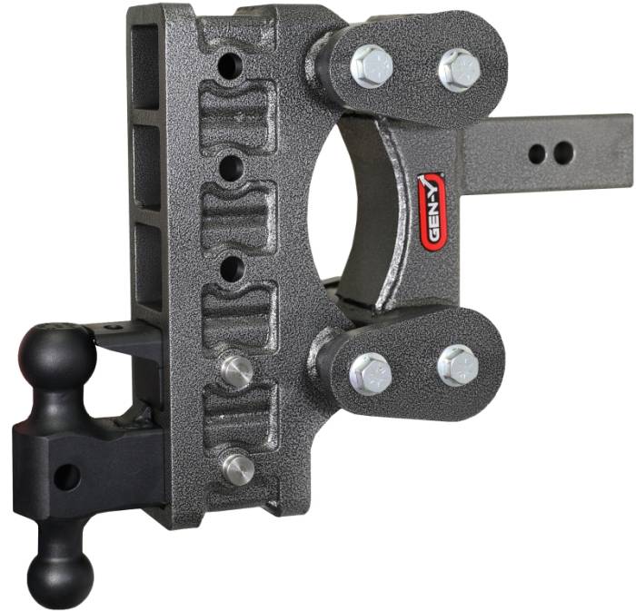 Gen-Y Hitch - Gen-Y The Boss Torsion-Flex 2.5in Shank 9in Drop 32K Hitch w/GH-0161 Dual-Ball/GH-0162 Pintle Lock - GH-2125