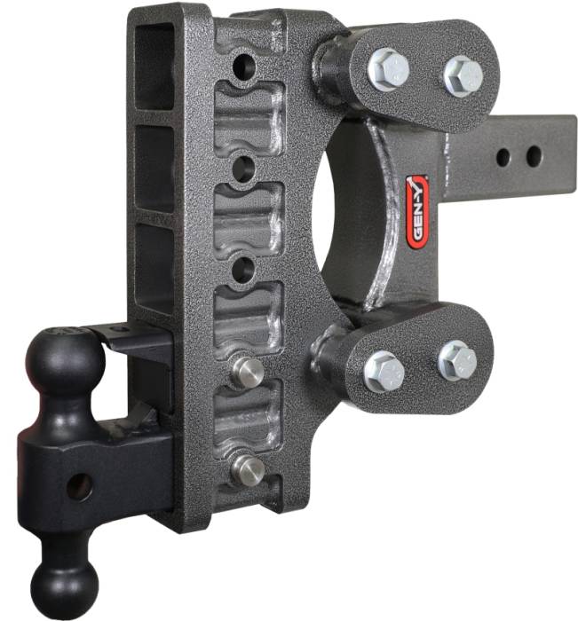 Gen-Y Hitch - Gen-Y The Boss Torsion-Flex 3in Shank 9in Drop 32K Hitch w/GH-0161 Dual-Ball/GH-0162 Pintle Lock - GH-2225