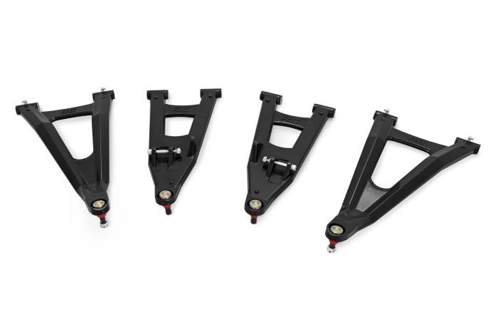 Rough Country - Rough Country Black Forged Alum High Clearance 2 Inch Fwd Offset Control Arms w/Ball Joints Polaris Ranger 1000XP - 93155BLK