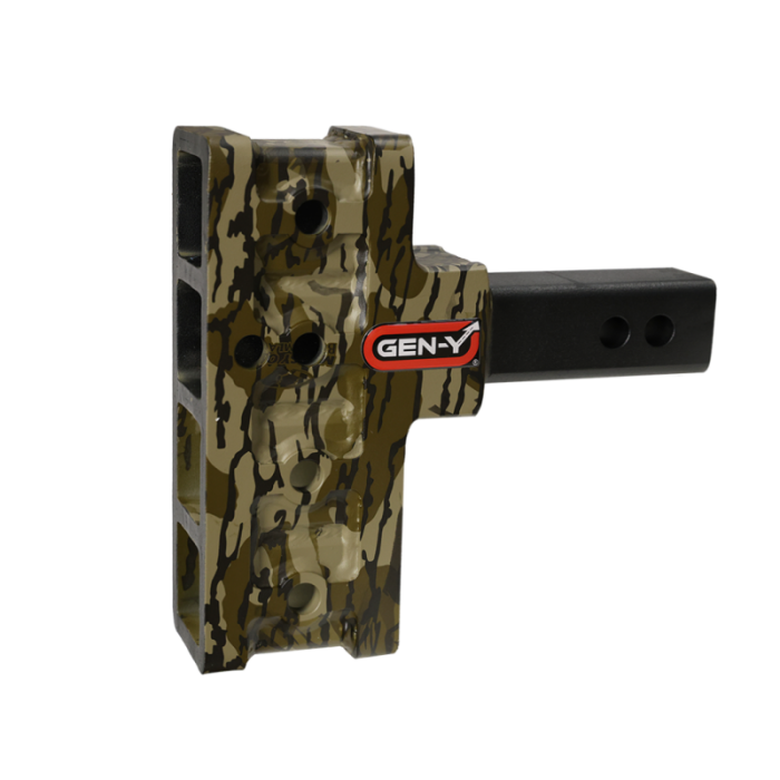 Gen-Y Hitch - Gen-Y Mega Duty 2in Shank 5in Offset Drop 1.5K TW 10K (Hitch Only) - Mossy Oak - GH-404-MO