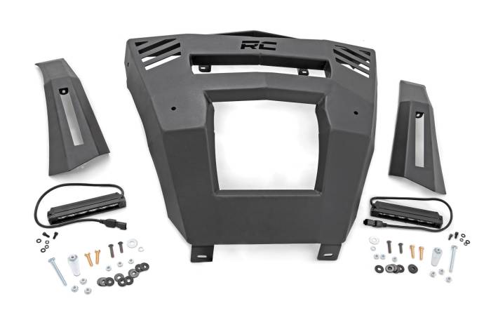 Rough Country - Rough Country 16-19 Can-Am Defender Front Bumper w/ 6 Inch LED - 97018