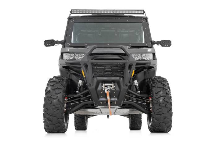 Rough Country - Rough Country Aluminum Control Arms High Clearance w/ 2 Inch Forward Offset Black Can-Am Defender HD - 97041BLK