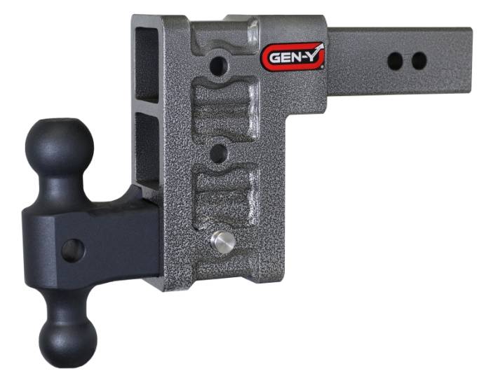 Gen-Y Hitch - Gen-Y Mega Duty 2.5in Shank 6in Drop 3K TW 21K Hitch w/GH-061 Dual-Ball - GH-613
