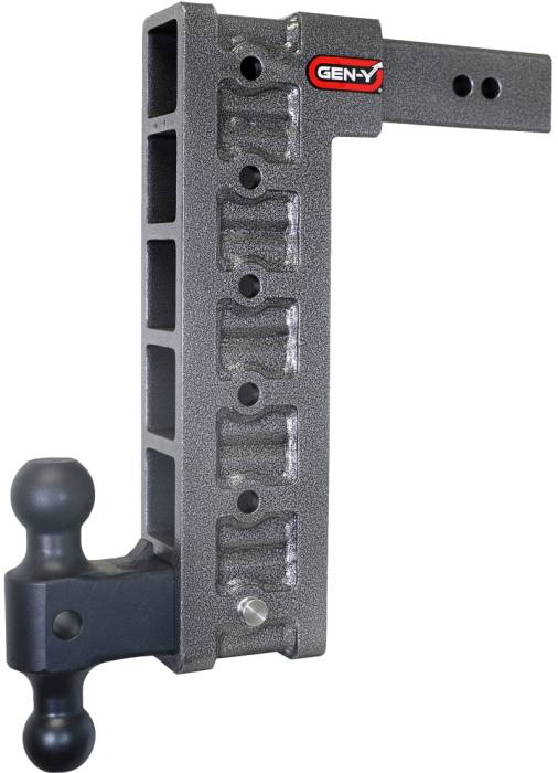 Gen-Y Hitch - Gen-Y Mega Duty 2.5in Shank 15in Drop 3K TW 21K Hitch w/GH-061 Dual-Ball/GH-0101 Stabilizer Kit - GH-616