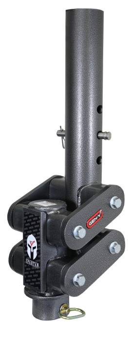 Gen-Y Hitch - Gen-Y Spartan Torsion-Flex 5in Offset 4in RD Tube Gooseneck 2-5/16in Coupler Standard Height - GH-7042