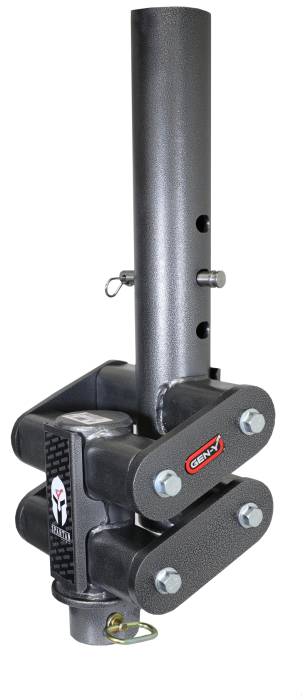 Gen-Y Hitch - Gen-Y Spartan Torsion-Flex 5in Offset 4in RD Tube Gooseneck 2-5/16in Coupler Standard Height - GH-7082